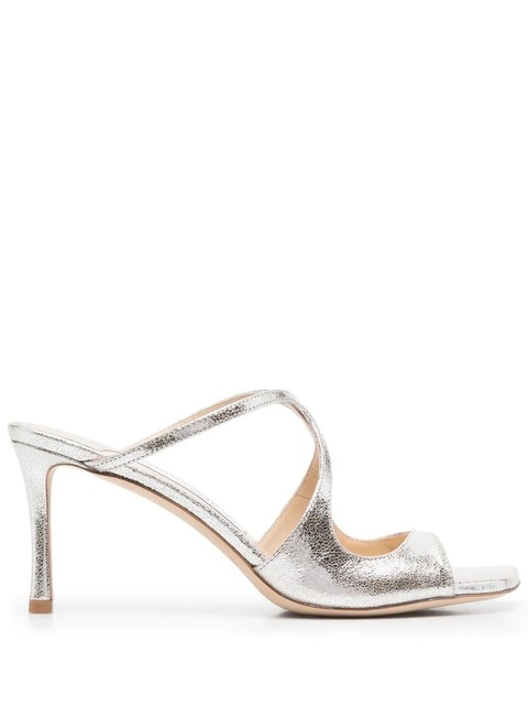 Jimmy Choo Anise 75mm mules - Grey - zdjęcie produktu nr 1
