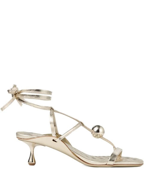 Jimmy Choo 50mm Zyra sandals - Gold - zdjęcie produktu nr 1