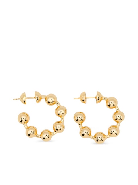 Maje beaded hoop earrings - Gold - zdjęcie produktu nr 1