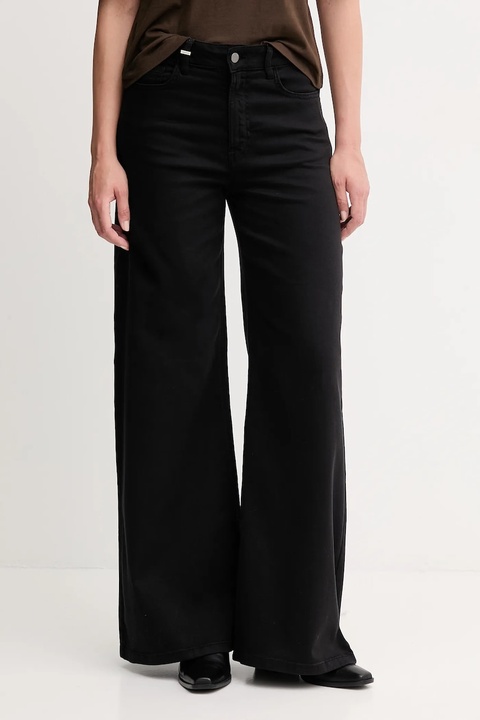 United Colors of Benetton jeansy damskie kolor czarny 4WDDDE029 - zdjęcie produktu nr 1