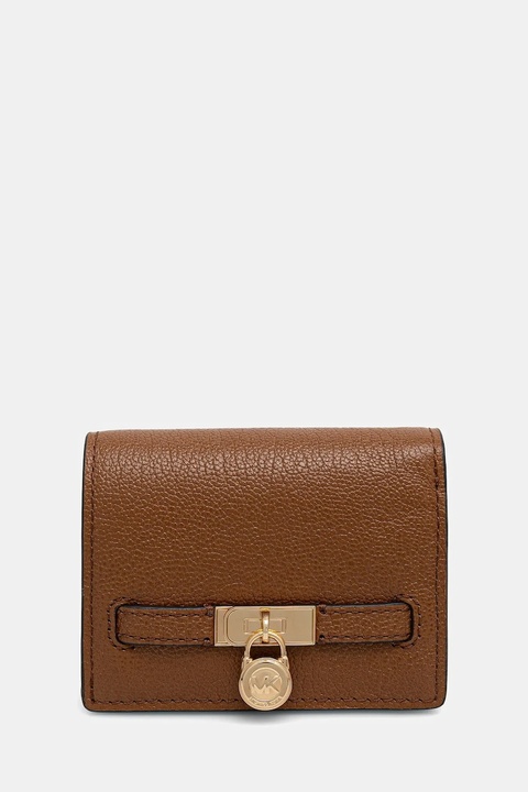 MICHAEL Michael Kors portfel skórzany damski kolor brązowy 32F5GNXD1L - zdjęcie produktu nr 1