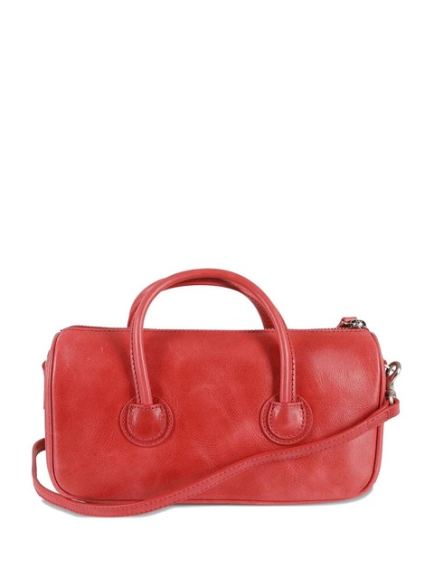 Marge Sherwood leather cylindrical tote bag - Red - zdjęcie produktu nr 1