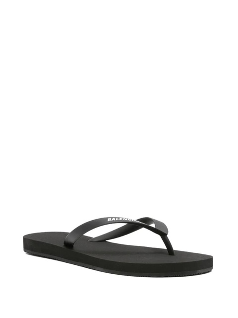 Balenciaga logo thong sandals - Black - zdjęcie produktu nr 2