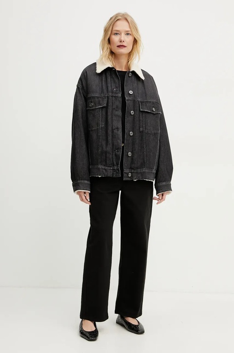 Weekend Max Mara kurtka kolor czarny przejściowa 2515081051600 - zdjęcie produktu nr 2