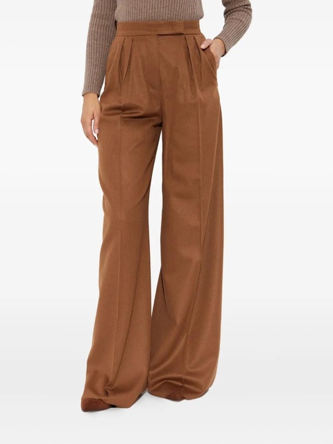 Max Mara pleated-front trousers - Brown - zdjęcie produktu nr 2