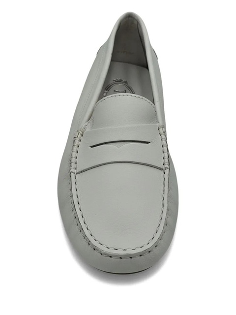 Tod's Gommino Bubble in suede loafers - White - zdjęcie produktu nr 2