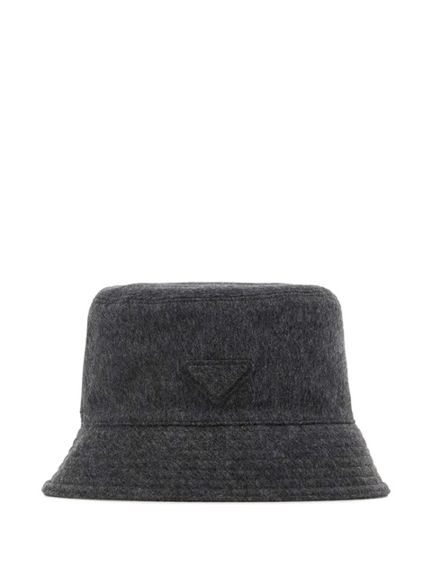 Prada logo bucket hat - Grey - zdjęcie produktu nr 2