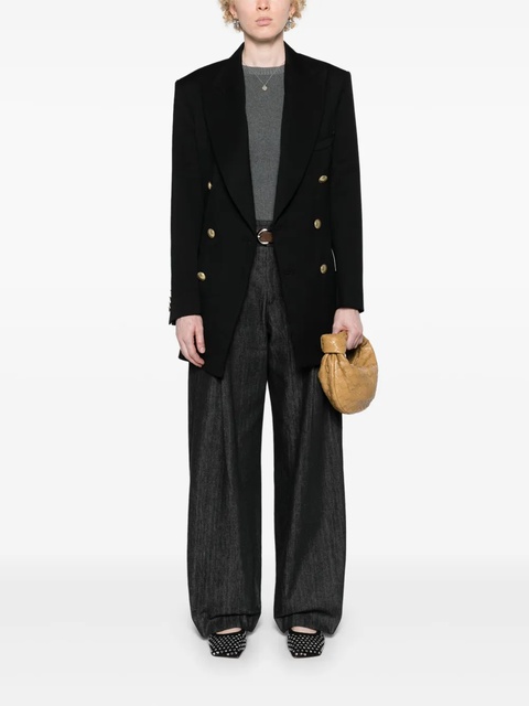 Victoria Beckham peak-lapels double-breasted blazer - Black - zdjęcie produktu nr 1