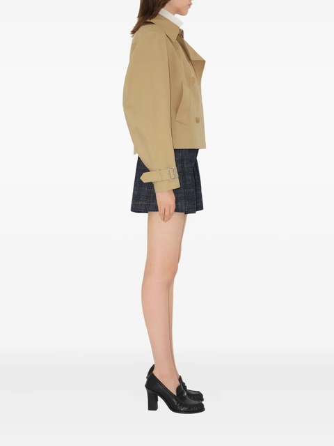 Burberry cropped cotton jacket - Brown - zdjęcie produktu nr 1