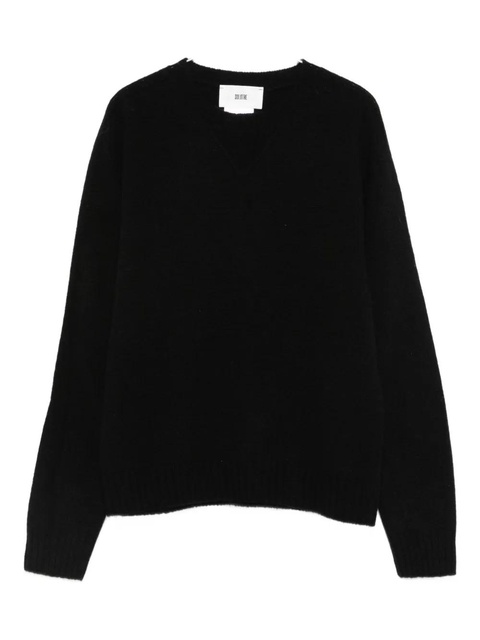 SOLOTRE round-neck sweater - Black - zdjęcie produktu nr 1