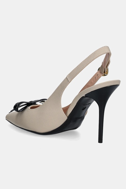 Love Moschino szpilki kolor beżowy JA10069G1MIM0131 - zdjęcie produktu nr 2