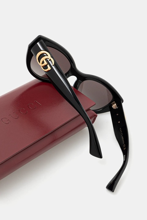 Gucci okulary przeciwsłoneczne damskie kolor czarny GG1976SK - zdjęcie produktu nr 2