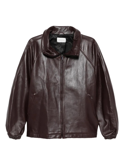 Magda Butrym leather zip-up jacket - Purple - zdjęcie produktu nr 1
