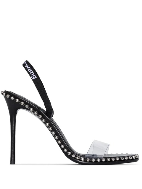 Alexander Wang Nova 105mm stud-detail sandals - Black - zdjęcie produktu nr 1