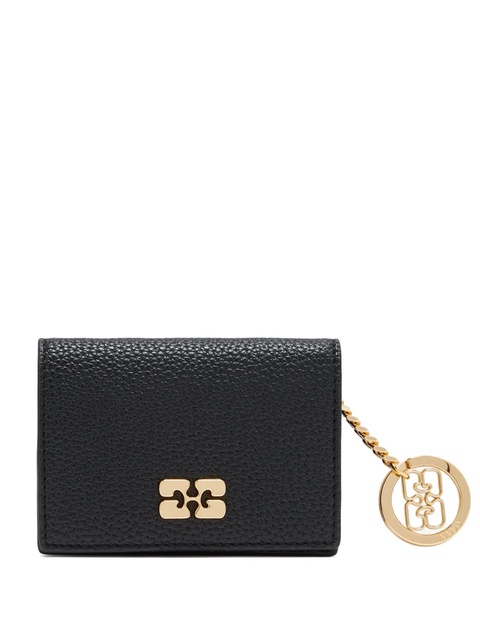 GANNI Bou logo card holder - Black - zdjęcie produktu nr 1