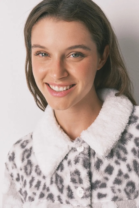 women'secret kurtka koszulowa damskie kolor beżowy przejściowa 4412200 - zdjęcie produktu nr 1