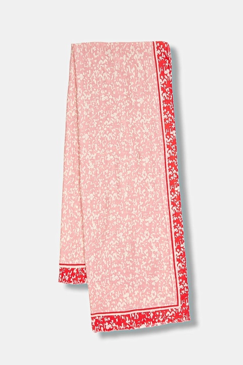 Marc O'Polo szal damski kolor różowy wzorzysty 600802502045 - zdjęcie produktu nr 1