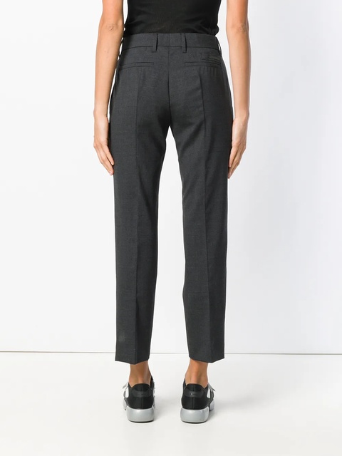 Prada cropped tailored trousers - Grey - zdjęcie produktu nr 2