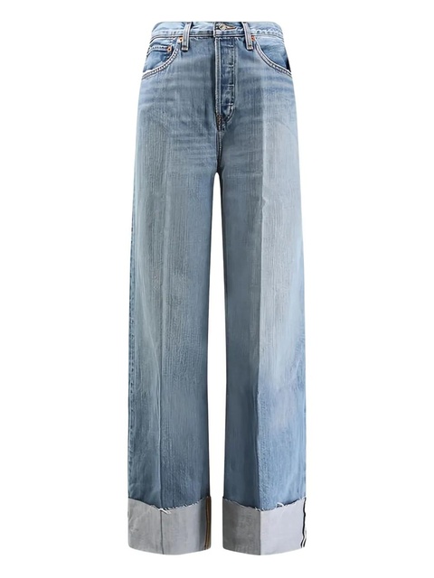 RE/DONE cuffed jeans - Blue - zdjęcie produktu nr 1