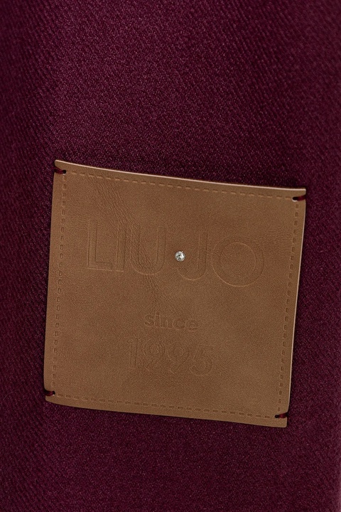 Liu Jo szalik damski kolor fioletowy gładki 2F5048.T0300 - zdjęcie produktu nr 2
