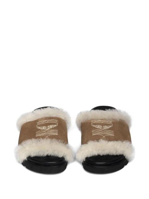 Zadig&Voltaire embroidered sandals - Brown - zdjęcie produktu nr 2