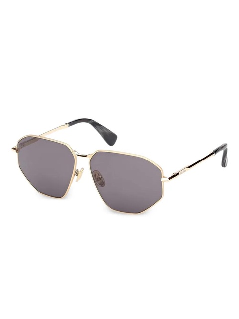 Max Mara Eyewear geometric-frame sunglasses - Gold - zdjęcie produktu nr 1