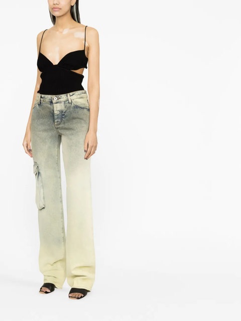Off-White Toybox Laundry wide-leg jeans - Blue - zdjęcie produktu nr 2