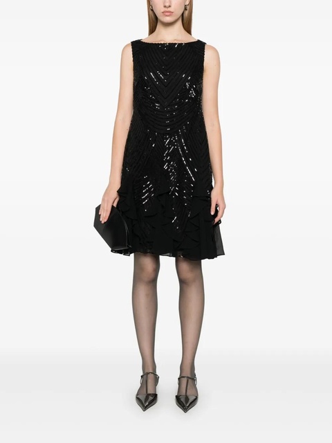 Lauren Ralph Lauren sequined mini dress - Black - zdjęcie produktu nr 1