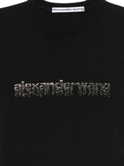 Alexander Wang logo-print T-shirt - Black - zdjęcie produktu nr 2