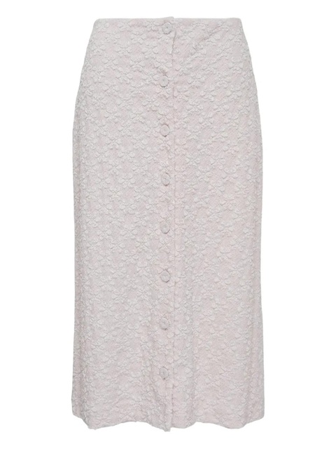 Jil Sander 3D-flower button skirt - Pink - zdjęcie produktu nr 1