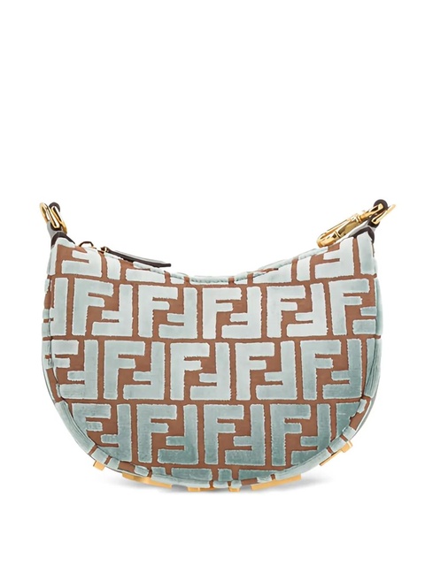 FENDI mini Fendigraph jacquard tote bag - Green - zdjęcie produktu nr 1