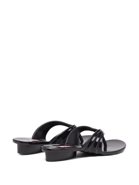 Diesel x Melissa pleated thong sandals - Black - zdjęcie produktu nr 2