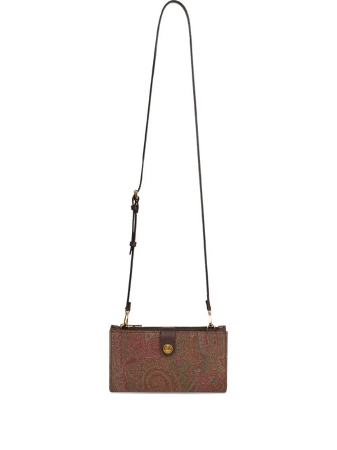 ETRO Arnica paisley shoulder-strap wallet - Brown - zdjęcie produktu nr 1