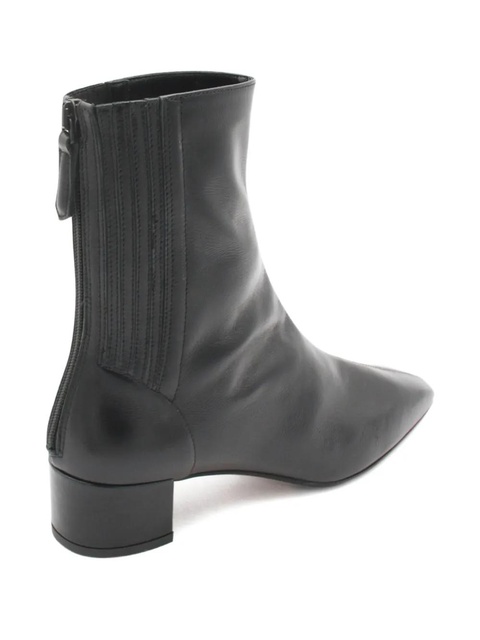 Aquazzura 50mm leather block-heel boots - Black - zdjęcie produktu nr 2