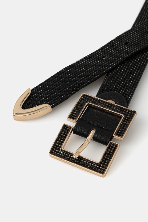 Morgan pasek damski kolor czarny - zdjęcie produktu nr 2