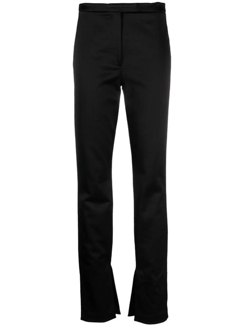 Alexander Wang stretch-satin tailored legging - Black - zdjęcie produktu nr 1