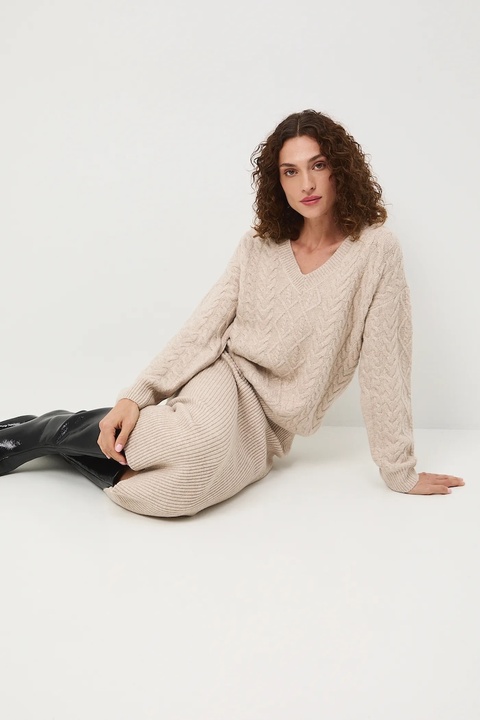 Medicine spódnica kolor beżowy maxi prosta - zdjęcie produktu nr 2