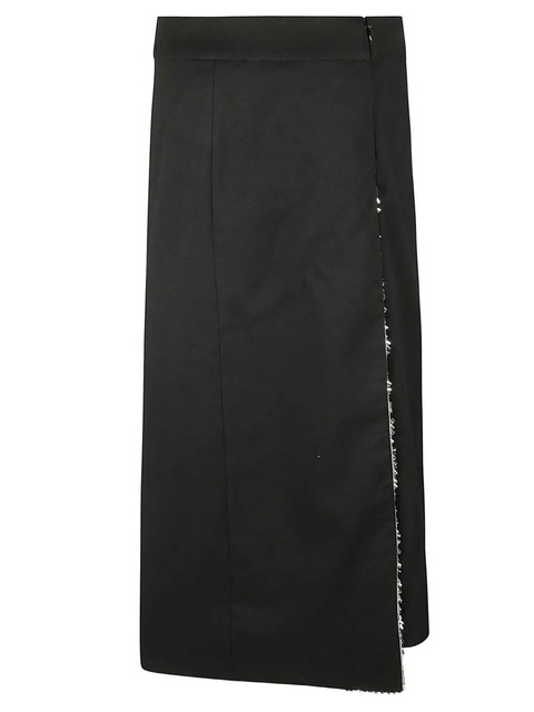 Rabanne asymmetric skirt - Black - zdjęcie produktu nr 2