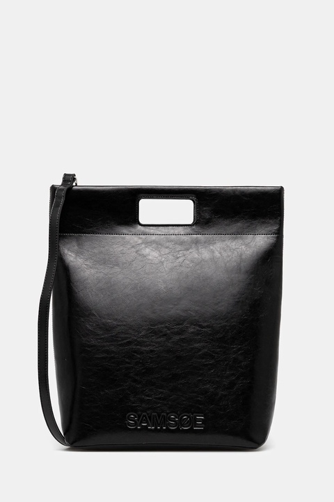 Samsoe Samsoe torebka Sajennie Tote Bag kolor czarny F25100104 - zdjęcie produktu nr 1