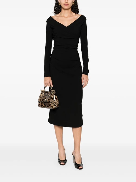 Dolce & Gabbana v-neck dress - Black - zdjęcie produktu nr 1