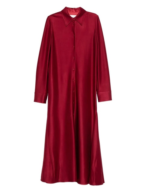 Jil Sander button-down shirt dress - Red - zdjęcie produktu nr 1
