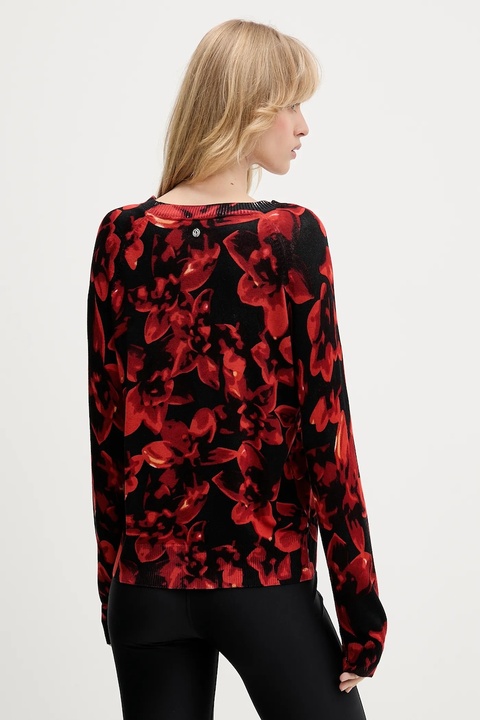 Desigual sweter LUND damski kolor czarny lekki 25WWJF16 - zdjęcie produktu nr 2
