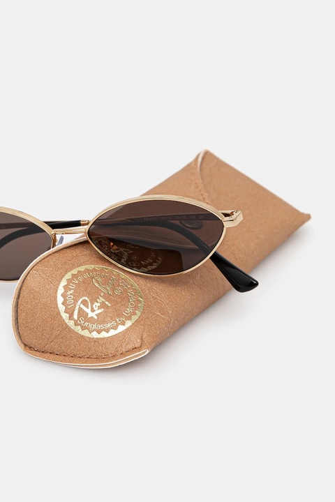 Ray-Ban okulary przeciwsłoneczne kolor złoty 0RB3757 - zdjęcie produktu nr 2