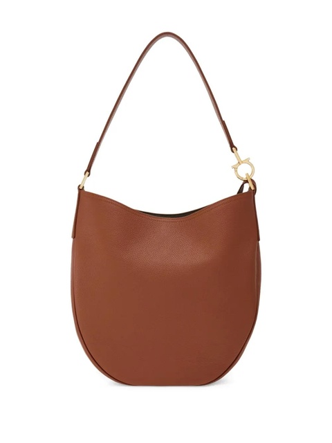Ferragamo leather shoulder bag - Brown - zdjęcie produktu nr 2