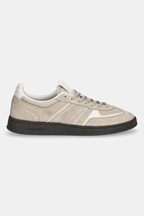 Tommy Jeans sneakersy zamszowe THE GREENWICH EDGE damskie kolor beżowy EN0EN02838 - zdjęcie produktu nr 1