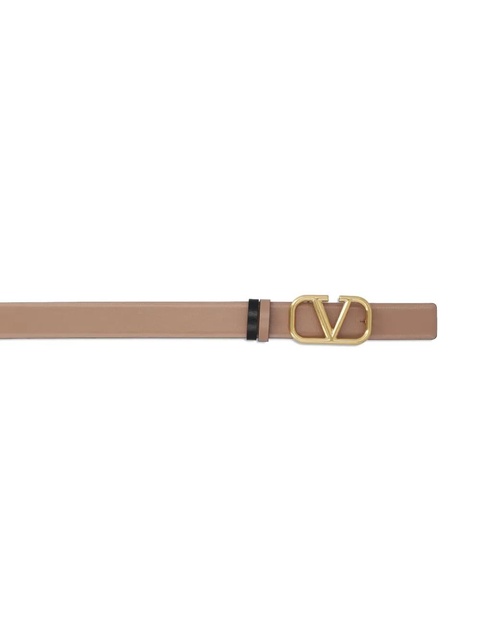 Valentino Garavani VLogo buckle leather belt - Black - zdjęcie produktu nr 2