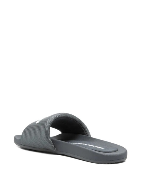 Alexander Wang logo strap slides - Grey - zdjęcie produktu nr 2