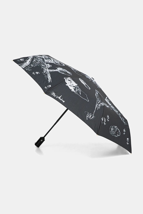Moschino parasol kolor czarny 8979 - zdjęcie produktu nr 1