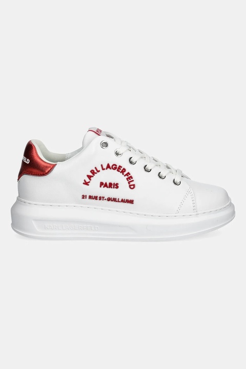 Karl Lagerfeld sneakersy skórzane KAPRI kolor biały KL62539M - zdjęcie produktu nr 1