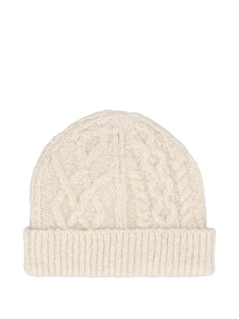 ISABEL MARANT cable-knit beanie - Neutrals - zdjęcie produktu nr 2